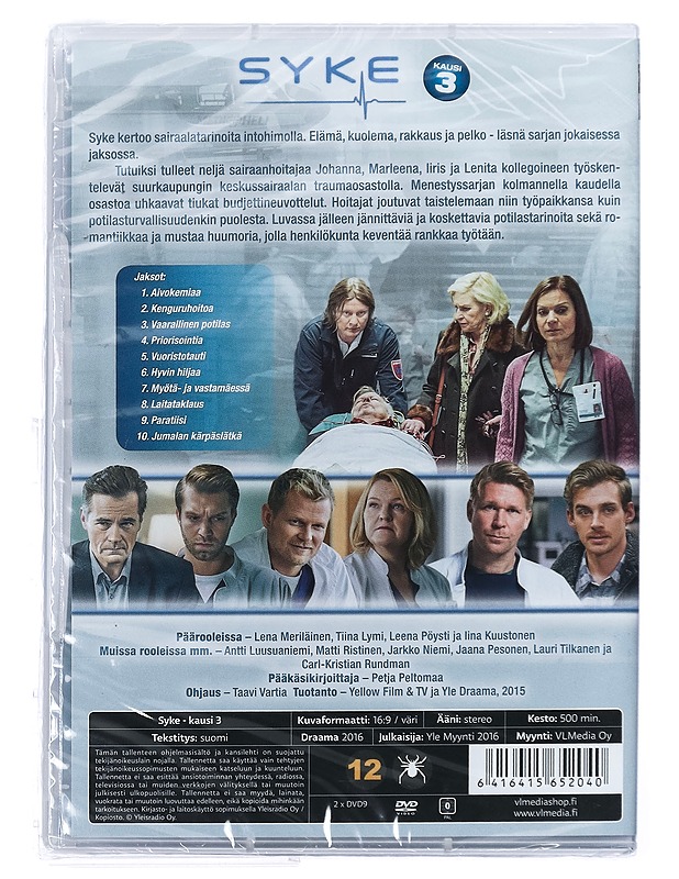 Syke: Kausi 3 - DVD - DVD-elokuvat - 10105423080 - 1