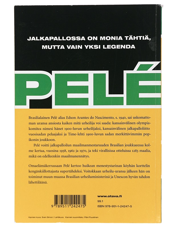 Pelé - Pelé - Elämäkerrat ja muistelmat - 10105423122 - 1