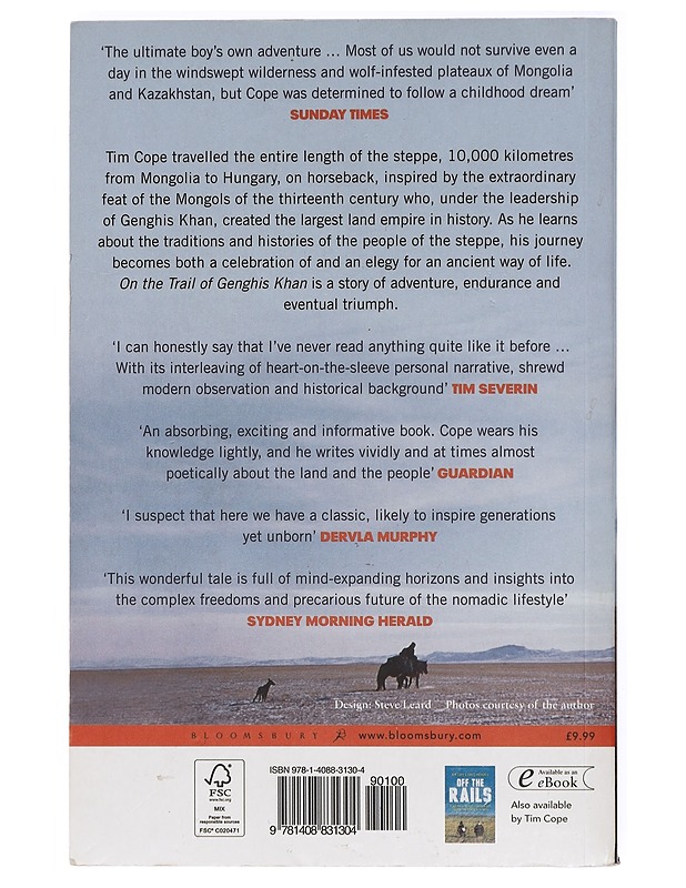 On the trail of Genghis Khan : an epic journey through the land of the nomads - Tim Cope - Tietokirjat ja oppaat - 10105423131 - 1