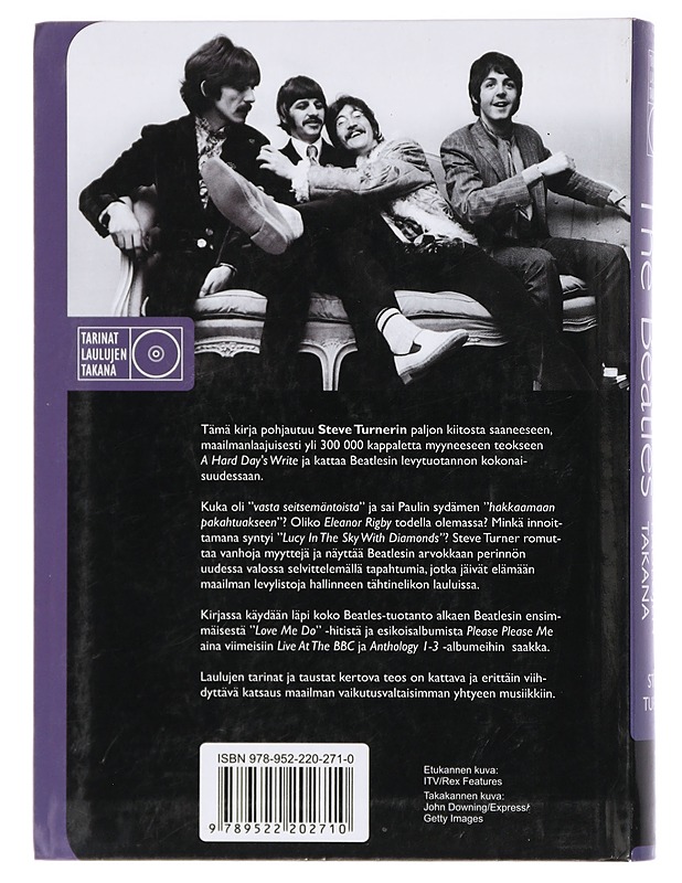 Inside the Beatles : tarinat laulujen takana - Turner, Steve - Musiikki- ja elokuvakirjat - 10105423165 - 1