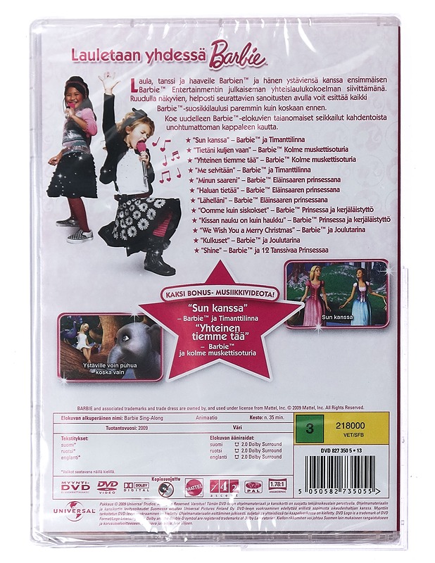 Lauletaan Yhdessä, Barbie - DVD - DVD-elokuvat - 10105423169 - 1