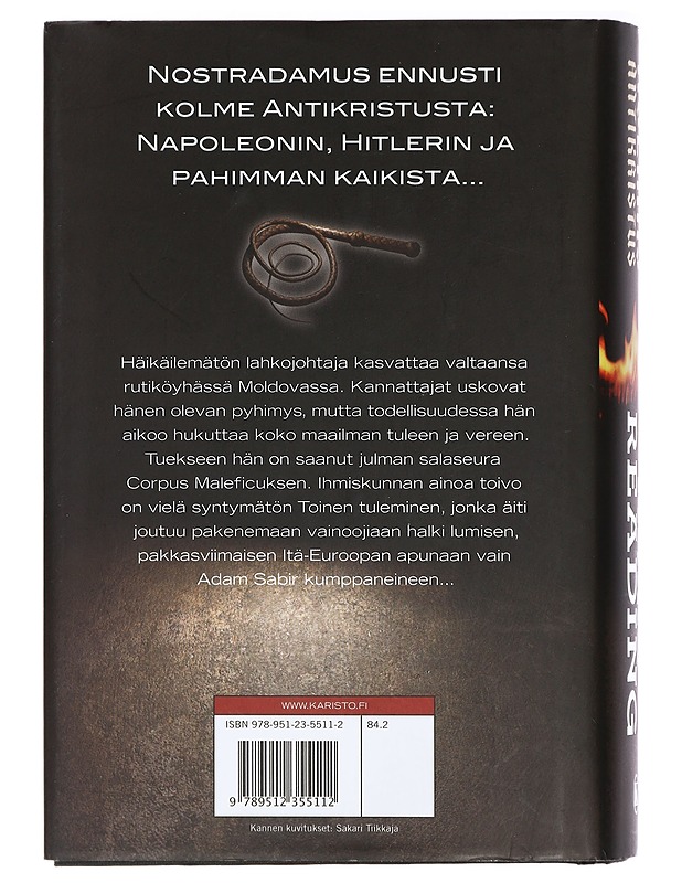 Kolmas antikristus - Reading, Mario - Jännitys ja dekkarit - 10105423170 - 1