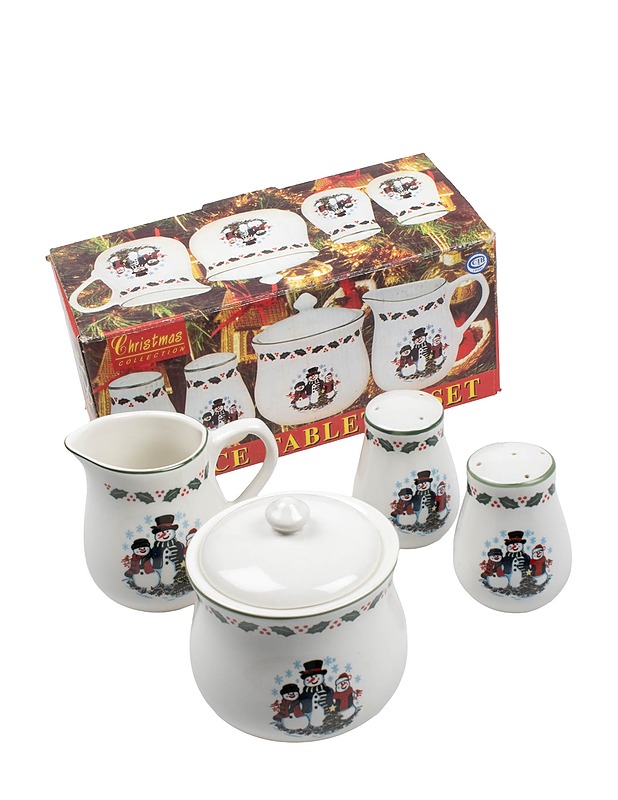 CHRISTMAS COLLECTIONS tarjoilusetti, 5 osaa - Joulutuotteet - 10105423228 - 0