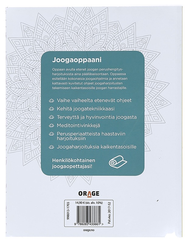 Jooga oppaani - Dory Walker - Tietokirjat ja oppaat - 10105423223 - 1