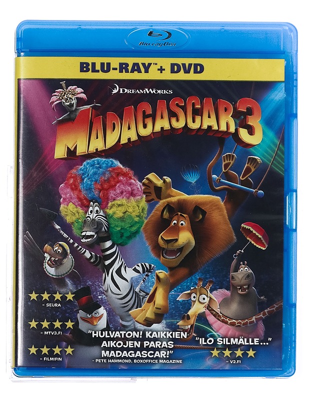 Madagascar 3 - Blu-Ray + DVD - DVD-elokuvat - 10105423229 - 0