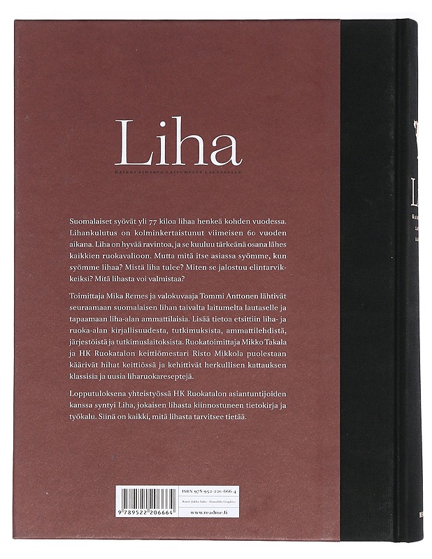 Liha : kaikki lihasta laitumelta lautaselle - Remes, Mika - Ruokakirjat - 10105423238 - 1