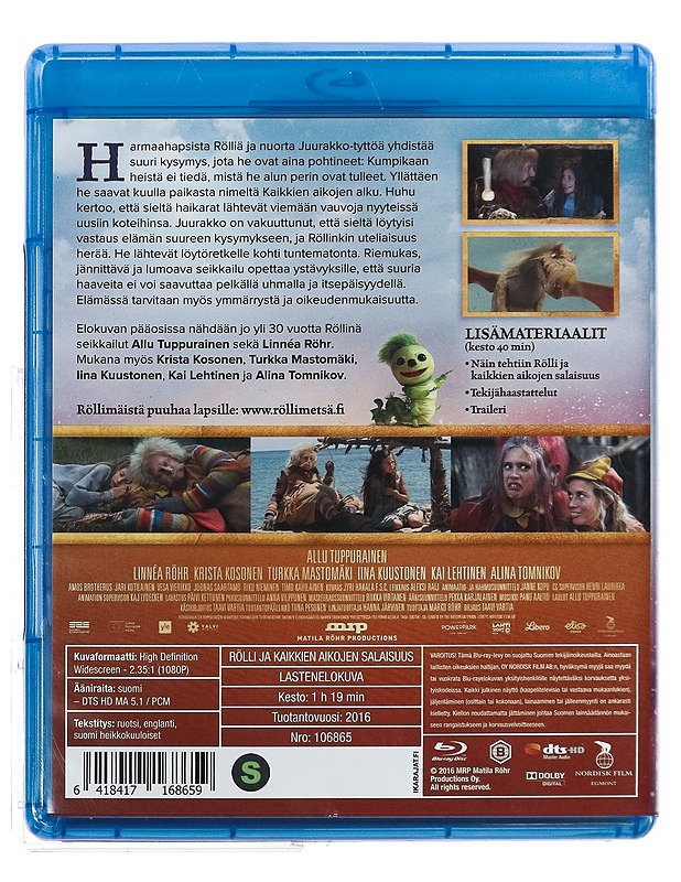 Rölli Ja Kaikkien Aikojen Salaisuus - Blu-Ray - Blu-ray-levyt - 10105423244 - 1