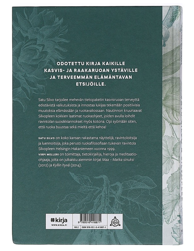 Satu Silvo & Silvoplee : elinvoimaa kasvisruoasta - Silvo, Satu - Ruokakirjat - 10105423245 - 1
