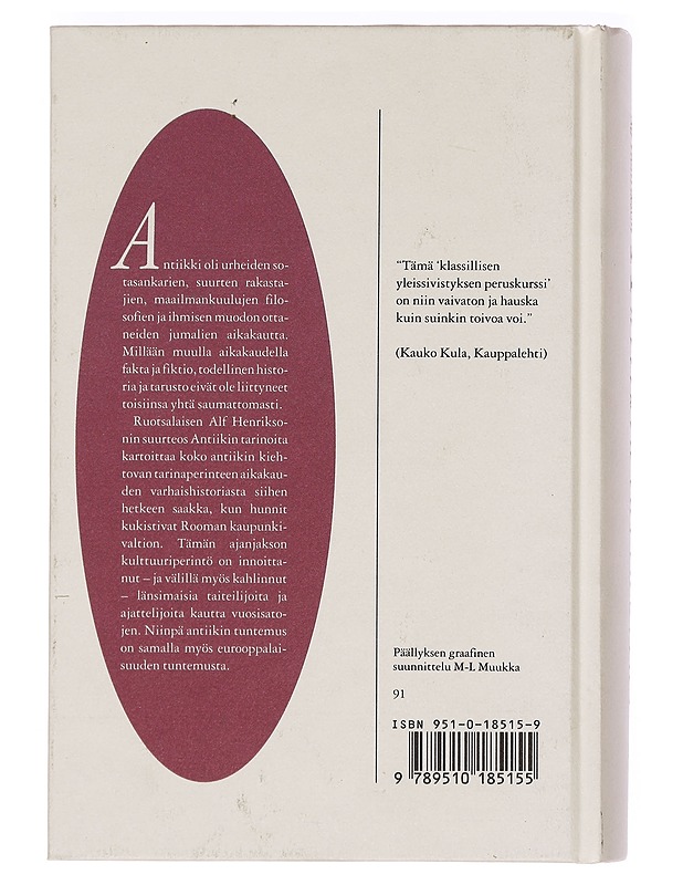 Antiikin tarinoita. 1-2 - Henrikson, Alf - Historiakirjat - 10105423261 - 1