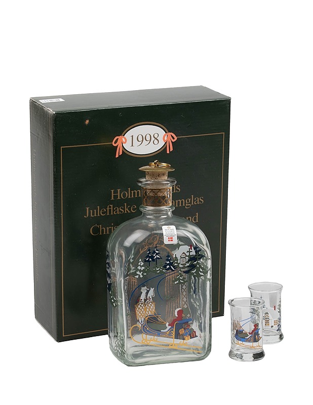 HOLMEGAARD Joulu snapsipullo ja lasit, 2 kpl - Joulutuotteet - 10105423302 - 0