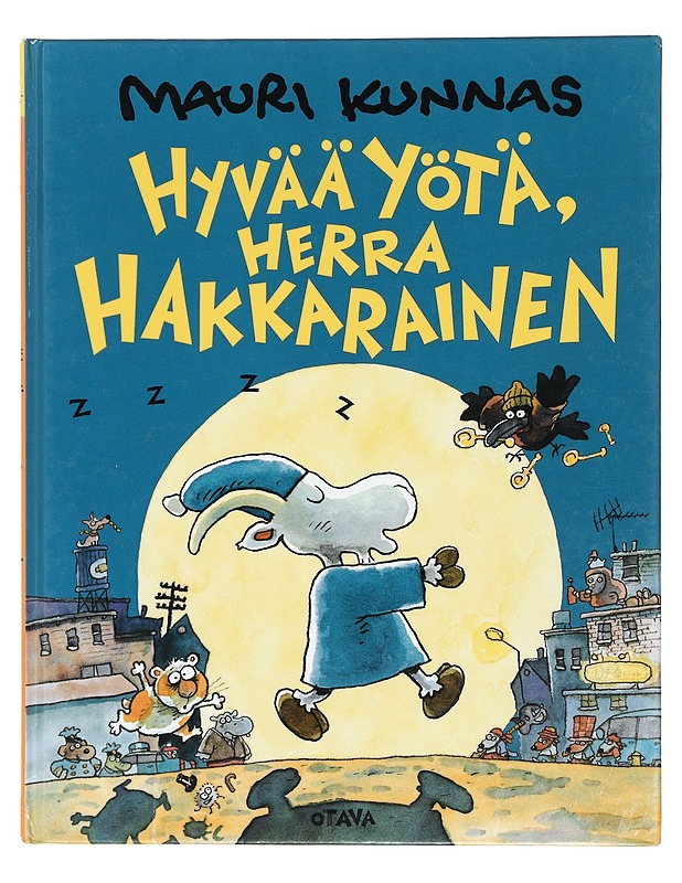 Hyvää yötä, herra Hakkarainen - Kunnas, Mauri - Lastenkirjat - 10105423315 - 0