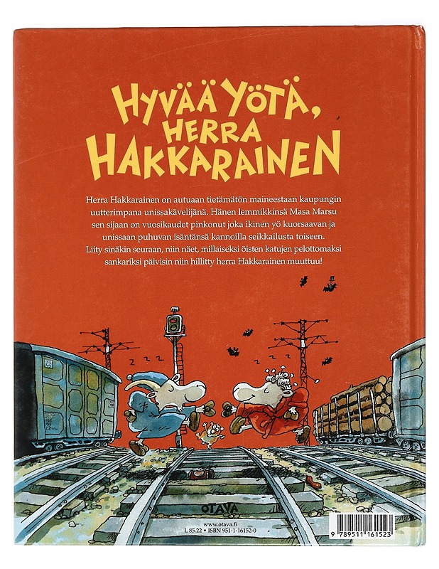 Hyvää yötä, herra Hakkarainen - Kunnas, Mauri - Lastenkirjat - 10105423315 - 1