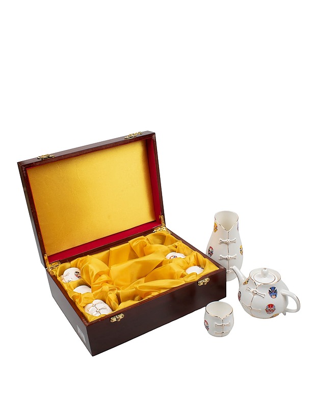 Aasialainen astiasto, 9 osaa - Tarjoiluastiat - 10105423325 - 0