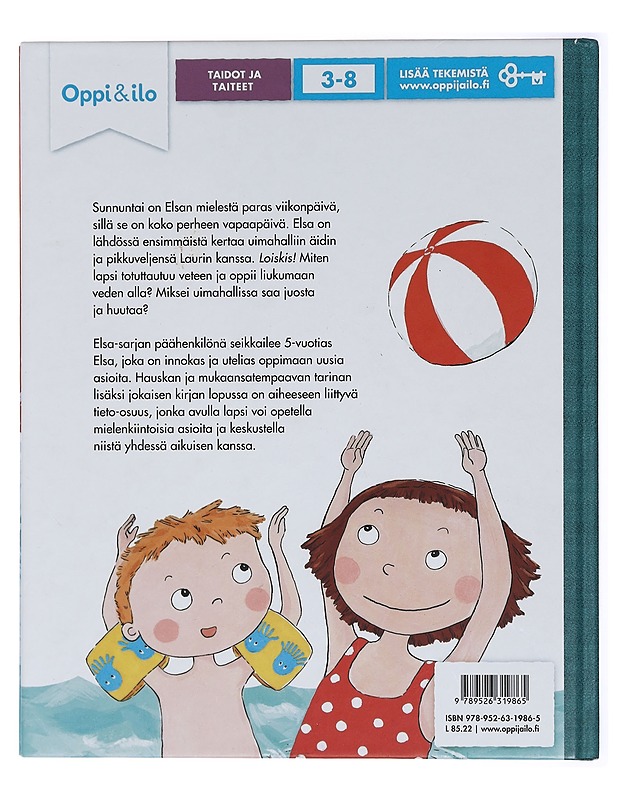 Elsa uimahallissa - Rahikka, Kerttu - Lastenkirjat - 10105423318 - 1