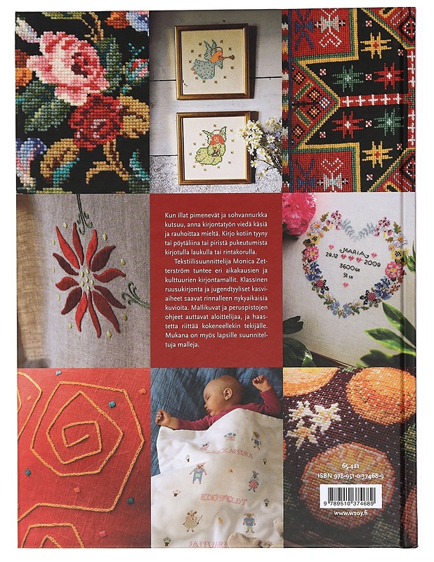 Kirjomalla kaunista : ideoita, malleja, ohjeita - Zetterström, Monica - Tietokirjat ja oppaat - 10105423324 - 1