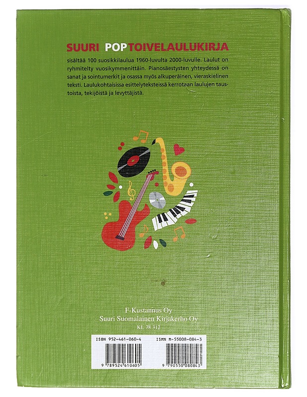 Suuri poptoivelaulukirja - Kari, Virpi - Musiikki- ja elokuvakirjat - 10105423348 - 1