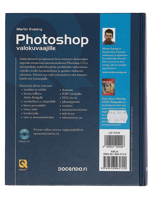 Photoshop valokuvaajille - Evening, Martin - Tietokirjat ja oppaat - 10105423354 - 1