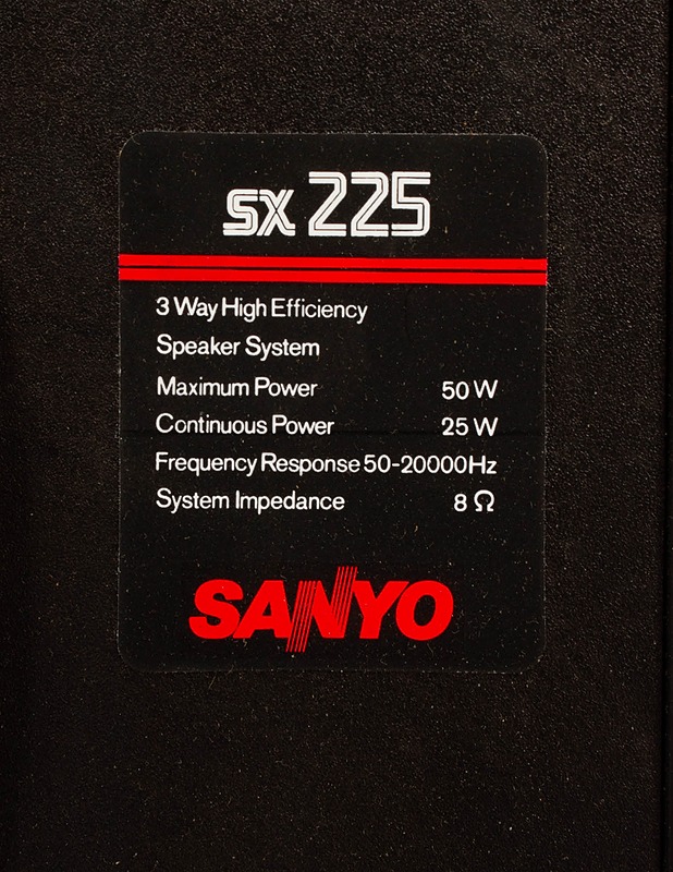 SANYO SX-225 kaiuttimet - Audio - 10105423396 - 2