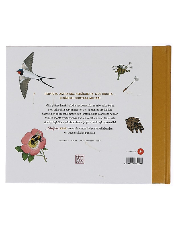 Miljan kesä - Niemelä, Reetta - Lastenkirjat - 10105423407 - 1