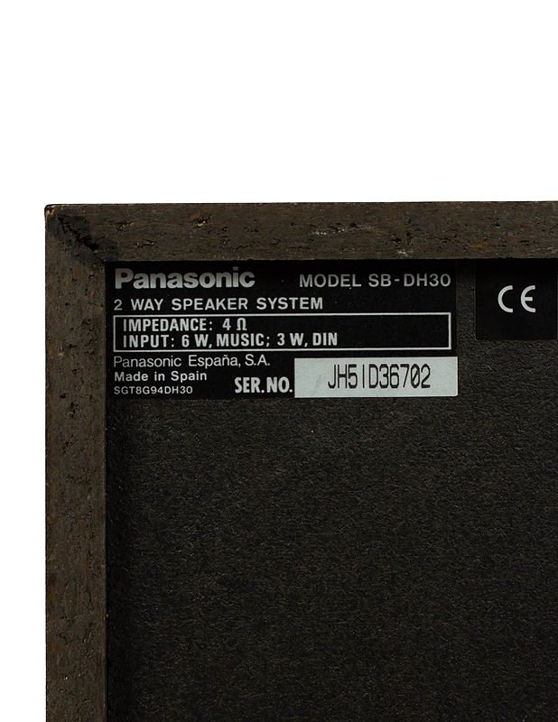 PANASONIC SB-DH30 kaiuttimet - Audio - 10105423411 - 2
