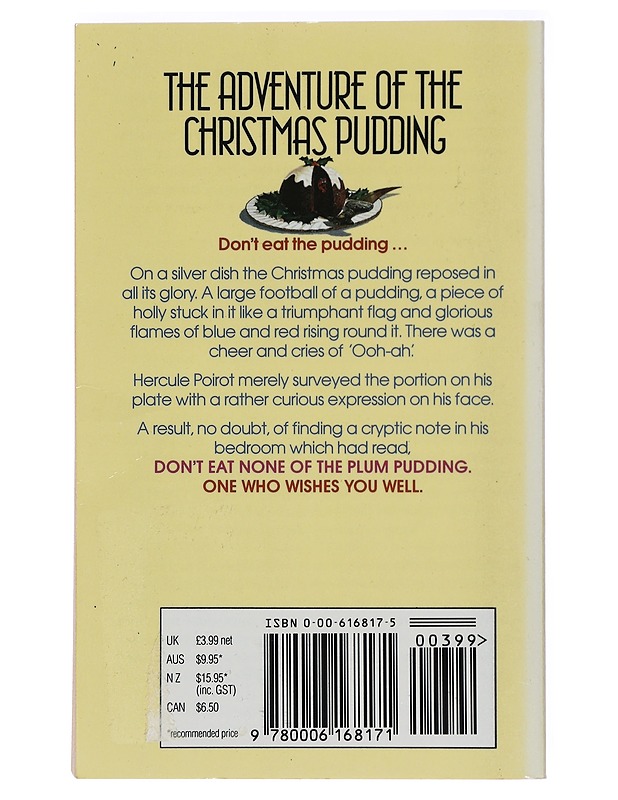 The adventure of the Christmas pudding and a selection of entrées - Agatha Christie - Romaanit ja novellit - 10105423421 - 1
