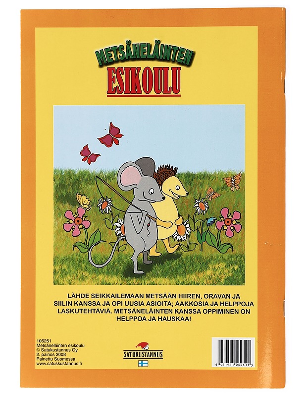 Metsäeläinten Esikoulu - Lastenkirjat - 10105423461 - 1