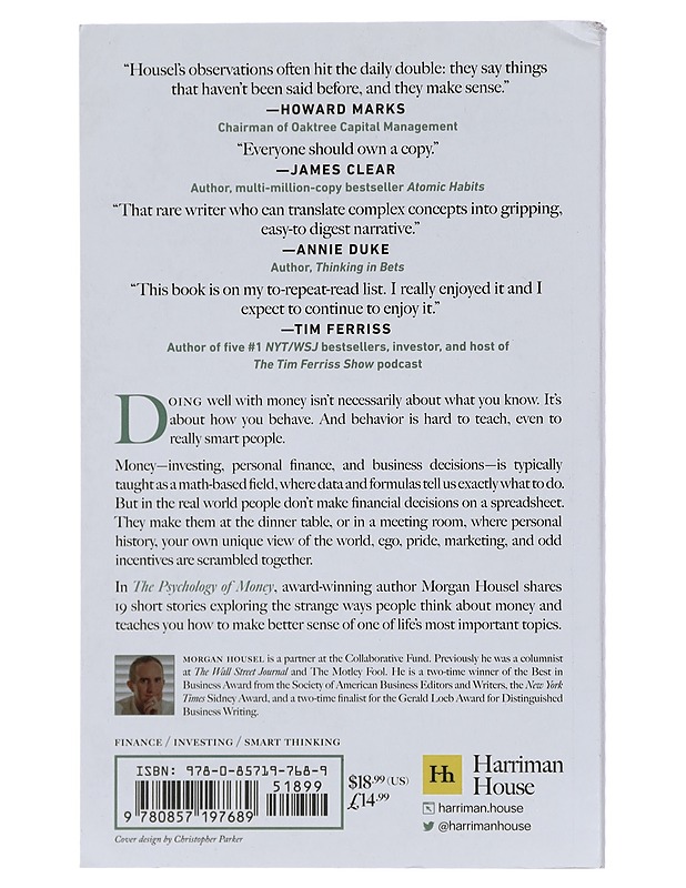 The psychology of money - Housel, Morgan - Tietokirjat ja oppaat - 10105423486 - 1