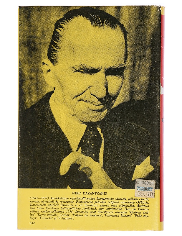 Veljesviha - Kazantzakis, Niko - Romaanit ja novellit - 10105423487 - 1