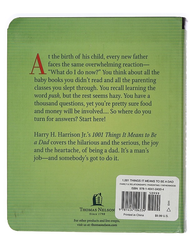 1001 Things it means to be a dad - Harry H. Harrison Jr - Harrastekirjat - 10105423494 - 1
