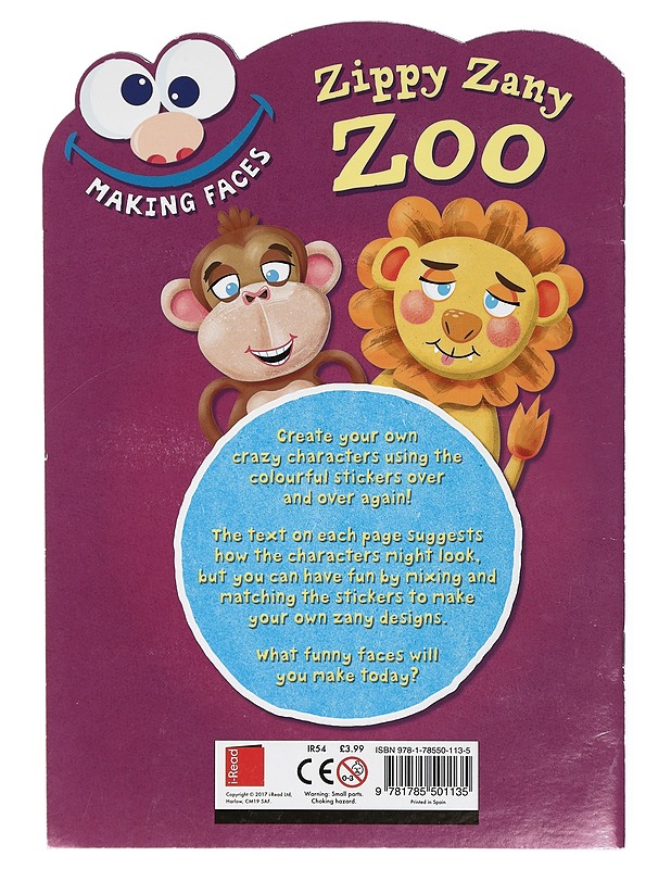 Zippy Zany Zoo : Making Faces - Nick Keeble - Lastenkirjat - 10105423538 - 1