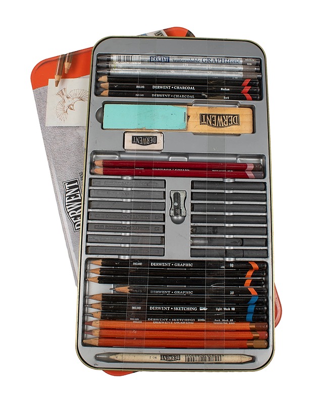 DERWENT luonnostelusetti, 36 osaa - Askartelu - 10105423549 - 1