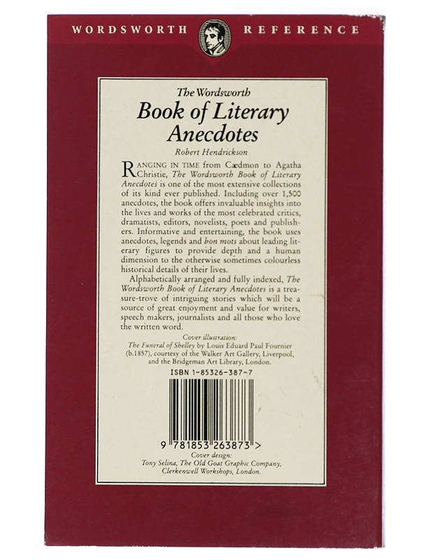 Book of Literary Anecdotes - Robert Hendrickson - Elämäkerrat ja muistelmat - 10105423547 - 1