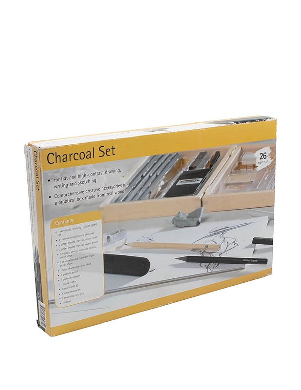 Piirustushiilisetti, 26 osaa - Askartelu - 10105423556 - 3