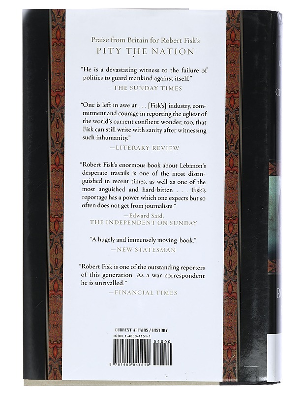 The Great War for Civilisation - Robert Fisk - Tietokirjat ja oppaat - 10105423582 - 1