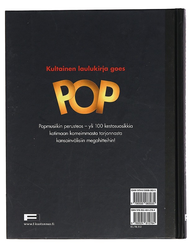 Kultainen pop-laulukirja - Leskelä, Ari - Musiikki- ja elokuvakirjat - 10105423585 - 1