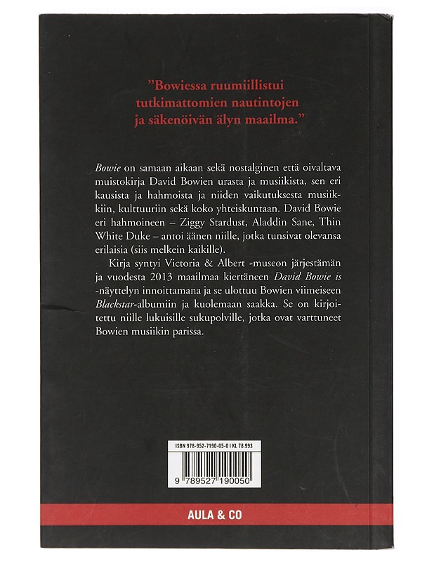 Bowie - Critchley, Simon - Elämäkerrat ja muistelmat - 10105423596 - 1