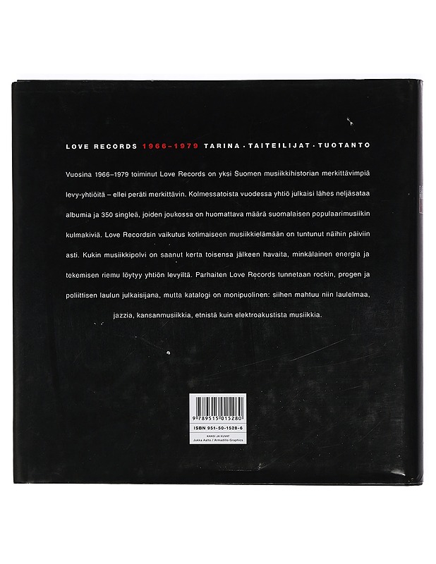 Love Records 1966-1979 : tarina, taiteilijat, tuotanto - Rantanen, Miska - Historiakirjat - 10105423603 - 1