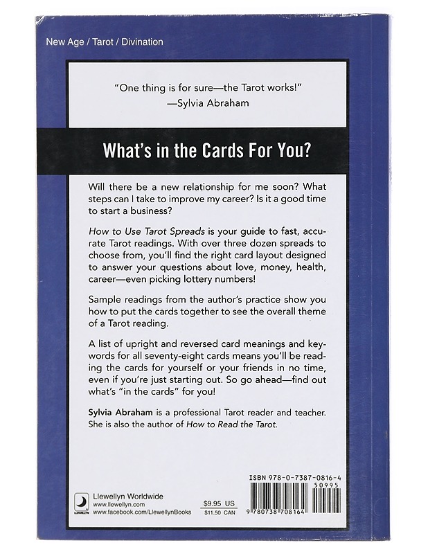 How to Use Tarot Spreads - Abraham, Sylvia - Tietokirjat ja oppaat - 10105423606 - 1