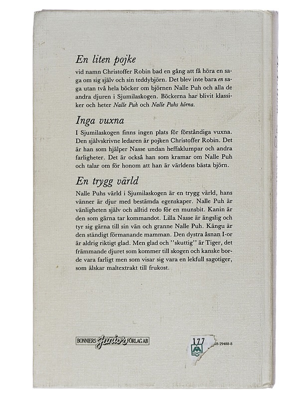 Nalle Puhs hörna - Milne, A. A. - Lastenkirjat - 10105423621 - 1