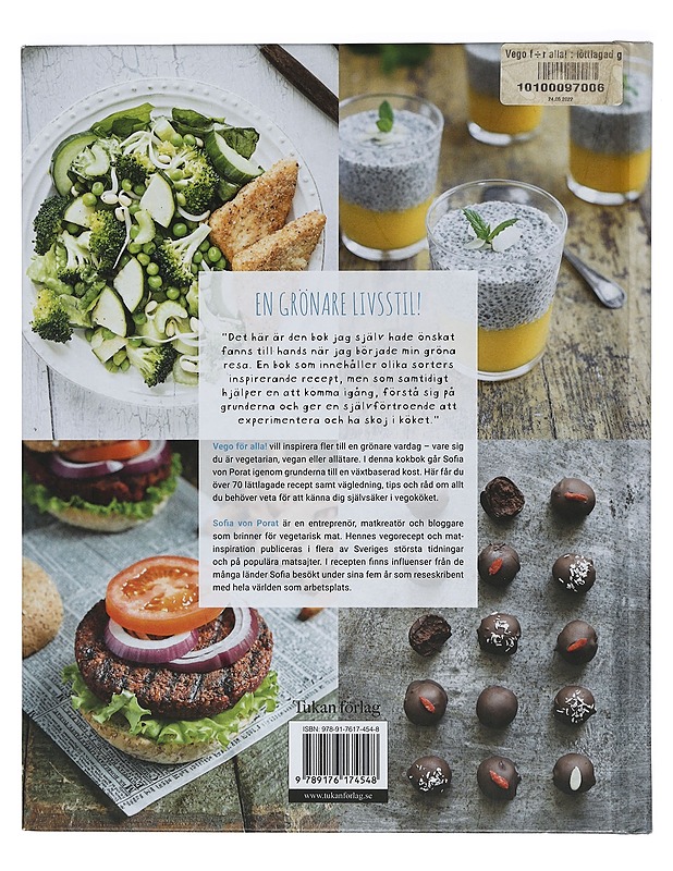 Vego för alla! : lättlagad grön mat för ett sundare liv - Porat, Sofia von - Ruokakirjat - 10105423651 - 1