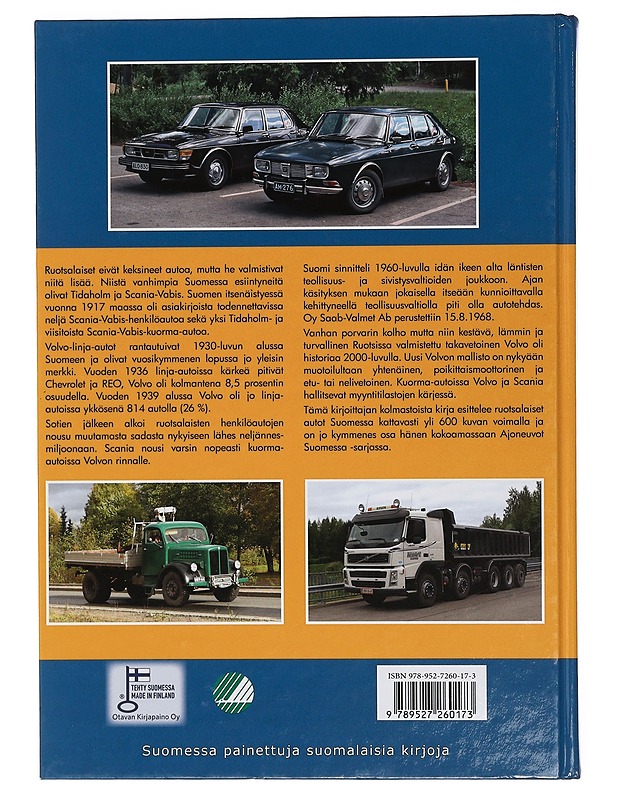 Ruotsalaiset autot - Markku Mäkipirtti - Historiakirjat - 10105423658 - 1