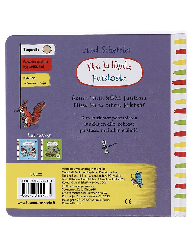 Etsi ja löydä puistosta - Scheffler, Axel - Lastenkirjat - 10105423662 - 1