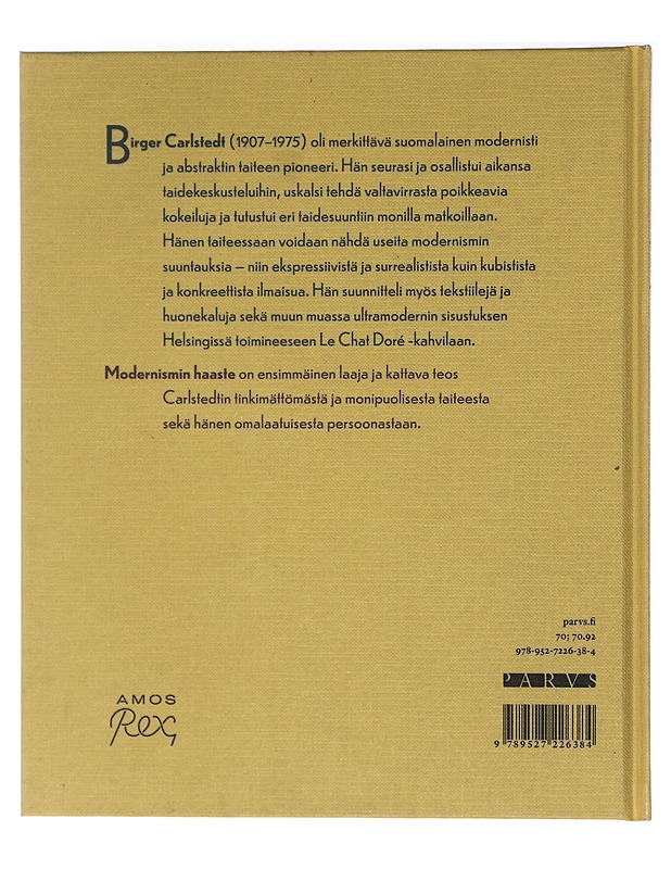 Birger Carlstedt : modernismin haaste - Aaltonen, Susanna - Elämäkerrat ja muistelmat - 10105423674 - 1