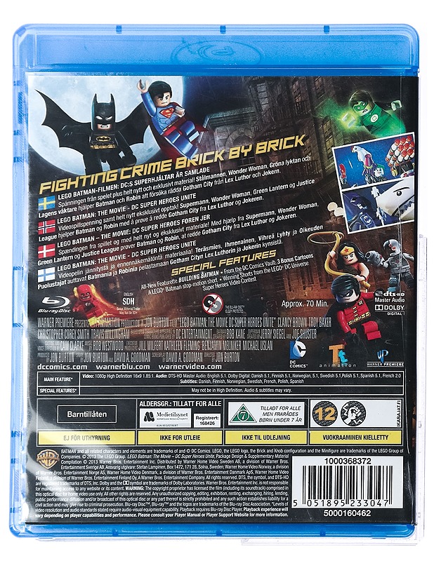 Lego Batman The Movie - Blu-ray - DVD-elokuvat - 10105423681 - 1