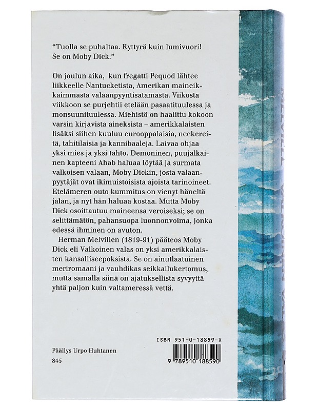 Moby Dick, eli Valkoinen valas - Herman Melville - Kaunokirjallisuus - 10105423685 - 1