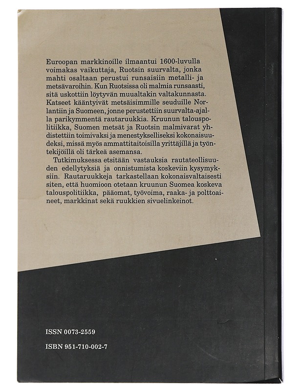Valtakunnan eduksi, isänmaan kunniaksi, ruukinpatruunalle hyödyksi - Vilkuna, Kustaa H. J. - Historiakirjat - 10105423731 - 1