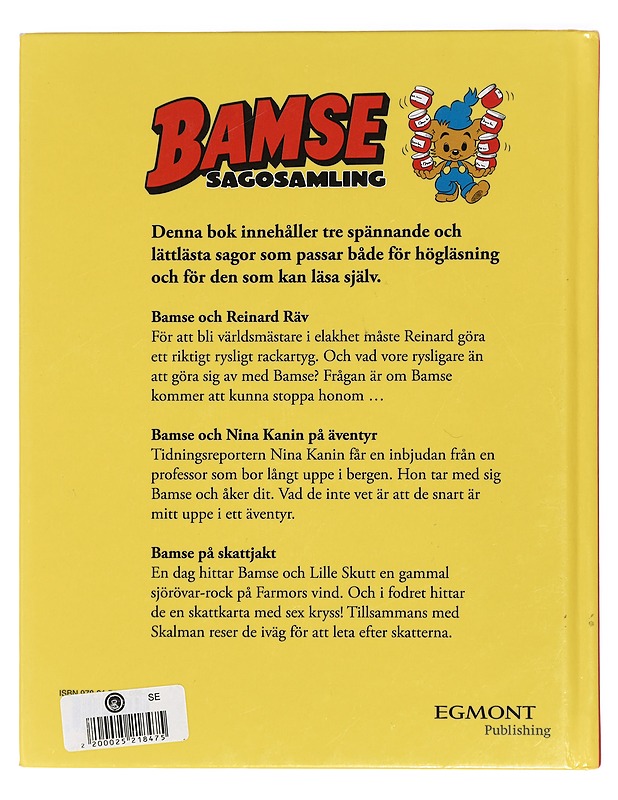 Bamse sagosamling - Gunnarsson, Joakim - Lastenkirjat - 10105423750 - 1