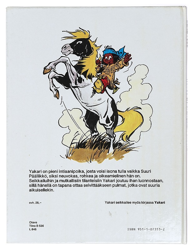 Yakari ja Valkoinen Biisoni - Derib (= Ribaupierre, Claude de) - Sarjakuvat - 10105423862 - 1