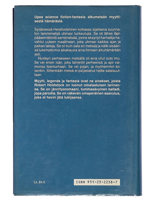 Alkumetsä - Holdstock, Robert - Kaunokirjallisuus - 10105423871 - 1