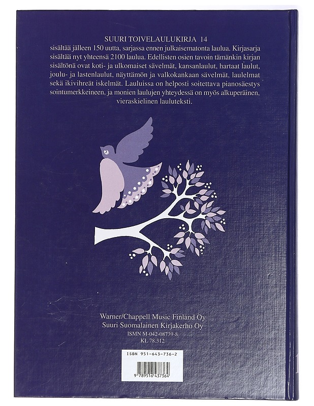 Suuri toivelaulukirja 14 - Uusitalo, Heikki - Joulukirjat - 10105423908 - 1